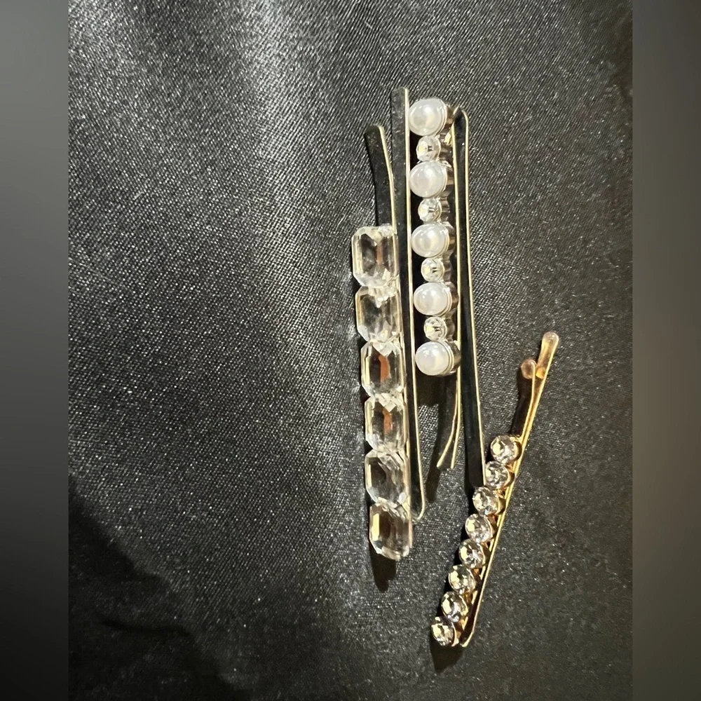 Elegant Gold and Silver Hair Clips Set